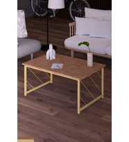 Metal Ayaklı 60x90 Atlantik Çam Sehpa