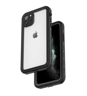 Uyumlu Model Apple iPhone 12 Pro Kılıf Toz Kir Su Geçirmez Kapak (Siyah)