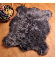 Tappeto Soft Peluş Kuzu Postu Antrasit
