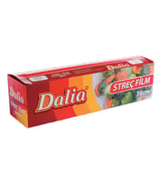 Dalia Şeffaf Mutfak Rulo Streç Film Folyo - 30 Cm. x 100 Metre - Gıdaya Uygun - 1 Paket