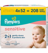 81687197 Sensitive Baby ıslak mendil, beyaz