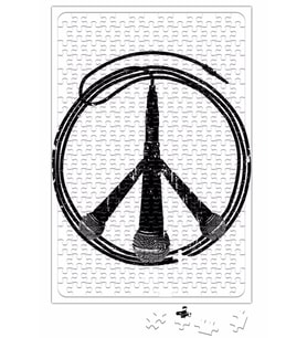 Müzik Barış Peace Puzzle 240 Parça Yapboz
