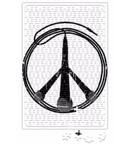 Müzik Barış Peace Puzzle 240 Parça Yapboz