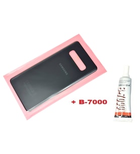 Samsung Galaxy S10 PLUS Arka Pil Batarya Kapağı (CAM+B-7000) SİYAH