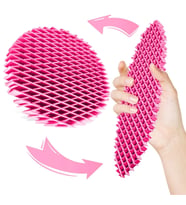 Orijinal Morf Flexi Fidget Stres Oyuncağı Worm fidget Stres Giderici Solucan Stres Yay - Pembe