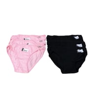 6 Lı Paket Tutku Kadın Likralı Külot Bikini Klasik Elastan (Çok Renkli)