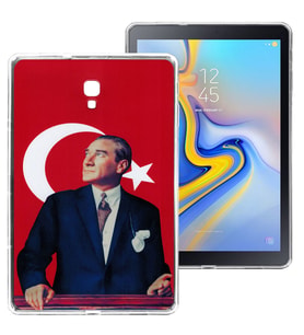 Samsung Galaxy Tab A  SM T590 Baskılı Silikon Kılıf BK-26