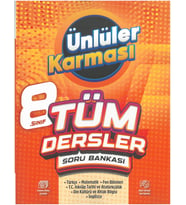 Ünlüler Karması 8. Sınıf Tüm Dersler Soru Bankası Yeni