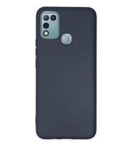 Newface İnfinix Hot 10 Play Kılıf Nano içi Kadife Silikon - Lacivert
