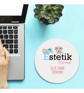 Kişiye Özel Estetik Cerrahları İçin Yuvarlak Mousepad