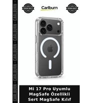 Mi 17 Pro Uyumlu MagSafe Özellikli Sert MagSafe Kılıf Koruma Kapağı Aksesuar Çeşitleri Cep Kılıfı