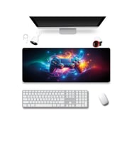 SonicTouch Klavye Mousepad 32x70cm Dikişsiz Pürüzsüz Sıvı Geçirmez Kaymaz Taban Enerji Modu