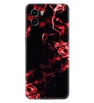 Vivo Y15S Y32 Y33S Y51 Y53S Kılıf Desemli Silikon Red Smoke 1745