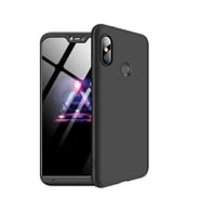 Xiaomi Mi A2 Lite 360 Derece Tam Koruma Ays Kılıf (Siyah)