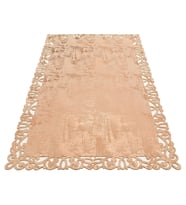 Makine Kaymaz Yıkanabilir Modern Salon Halısı Mutfak Halısı Koridor Halısı Yolluk 5 beige copp