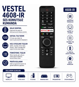 Vestel 4608-IR TV Kumandası