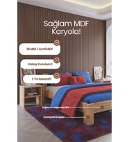 Letto Çift Kişilik MDF Karyola