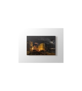 Ippolito Caffi - Nocturnal Feast In Via Eugenia Tablo - 105976 - 60x80 Cm