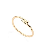 Unisex Altın Kaplama Cartier Model Çivi Bileklik