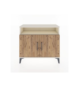 Arges Şifonyer 2 Raflı 2 Kapaklı 88x30x80 Aytaşı-Çam