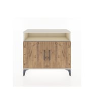 Arges Şifonyer 2 Raflı 2 Kapaklı 88x30x80 Aytaşı-Çam