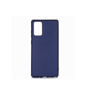 Samsung Galaxy Note 20 Uyumlu Kılıf Zore Premier Silikon Kapak (Lacivert)
