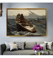 Altın Çerçeveli dekoratif tablo a119 (Gold)