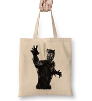 Black Panther Pantera Negra 04 Bez Çanta Uzun Saplı