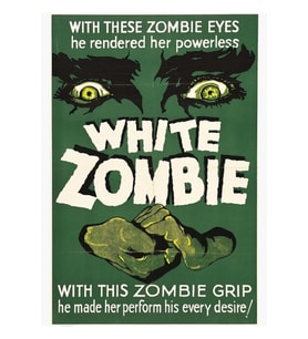Beyaz Zombi, Bela Lugosi Tarafından Yönetildi Tablo Ahşap Poster Dekoratif