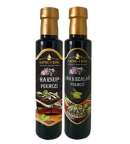 Özel Üretim Keçiboynuzu – Harnup Pekmezi 340 gr + Orijinal Çam Kozalağı Pekmezi -340 Gr