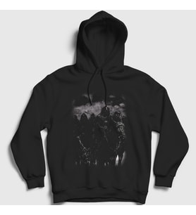 Presmono Unisex Siyah Marduk Those Of The Unlight Kapüşonlu Sweatshirt 436932tt