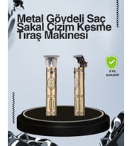 Kompakt Tasarımlı, Uzun Pil Ömürlü Saç Sakal Kesme Makinesi