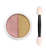 Krom Tırnak Tozu Çift Renkli No.05 – Rose Gold & Altın Ayna Efekti Pigment
