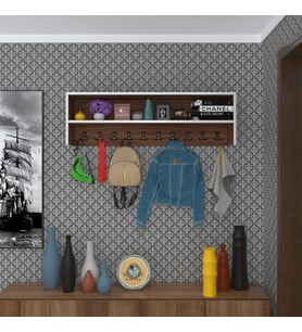 Kenzlife elbise askılığı askılık zeytuni cvz 35*120*20 siyah 10 adet askı portmanto raflı (Karışık)