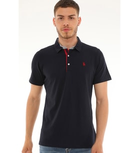 T8582 DEWBERRY ERKEK T-SHIRT-LACİVERT