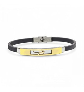 Moncuk Design Kertenkele Desenli Çelik Bileklik 3351SCB009