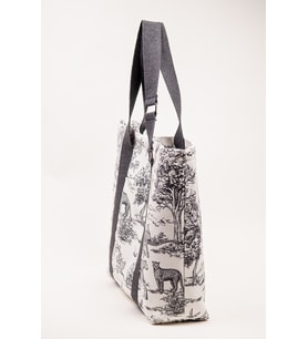 Plaj Çantası Kadın Omuz Çantası Duck Kumaş İçi Astarlı Mıknatıslı 50x43 cm