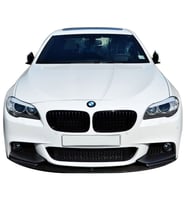 Bmw 5 Serisi F10 (2010 - 2014)  Uyumlu Parlak Siyah M Performance Ön Flap + Lip (Plastik)