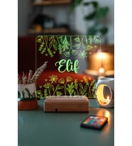 16 Renk Kumandalı 3D Gece Lambası