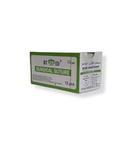 Naylon Monofilament İplik No:3/0 Yuvarlak 1/2 20 mm 75 cm 