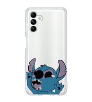 Samsung Galaxy A04S Uyumlu Stitch Desenli Şeffaf Telefon Kılıfı