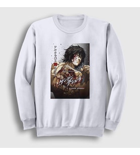 Presmono Unisex Beyaz Ohma Tokita V3 Anime Kengan Ashura Sweatshirt 318281tt (Beyaz)