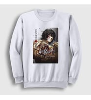 Presmono Unisex Beyaz Ohma Tokita V3 Anime Kengan Ashura Sweatshirt 318281tt (Beyaz)