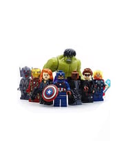 XİNH Lego Uyumlu Hulk Süper Kahramanlar 8 li Set Mini Figür (Karışık)