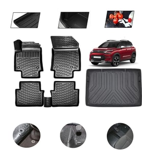 Citroen C3 Aircross Üst Kısım 2022 Model 4D Bagaj Paspas Set