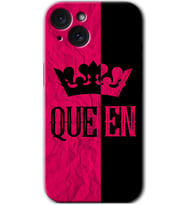 İphone 15 Kılıf HD Desen Baskılı Kılıf - Queen