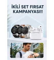 Aynalı Bluetooth Kulaklık Yeni Nesil Akıllı Saat Titreşimli Nabız Ölçer Spor Modları