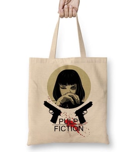 Pulp Fiction Bez Çanta Uzun Saplı