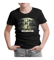 Walking Dead Siyah Çocuk Tshirt