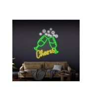 Cheers Yazılı ve Şekilli Neon Tabela